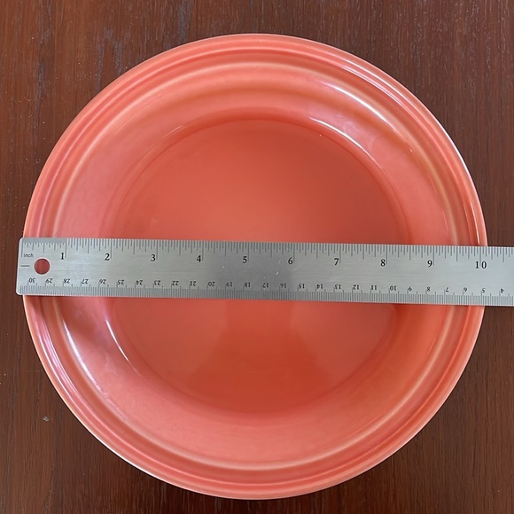 FIESTA Pie Plate Deep Dish Baker in Persimmon- Retired color! - Picture 7 of 7